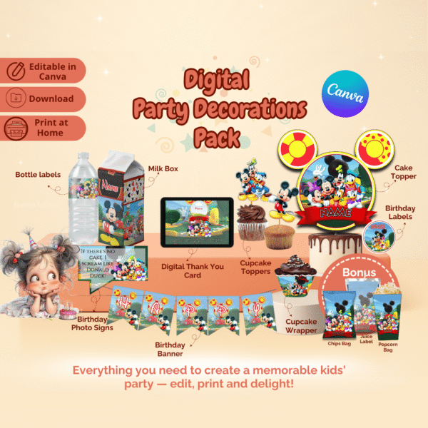 Mickey Party Decorations Ki
