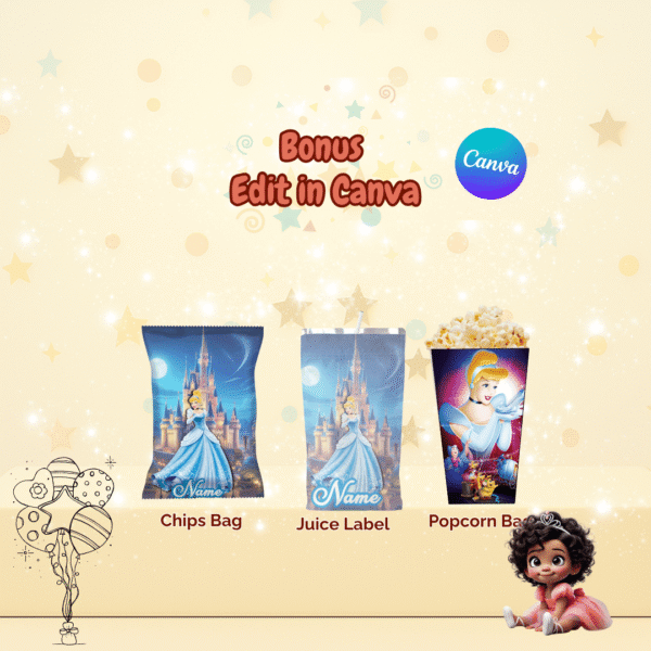 Cinderella Party Decorations Kit - Image 3