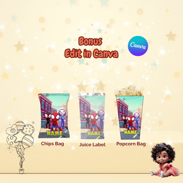 Spider-Man and the Amazing Friends Party Decorations Kit - Image 3