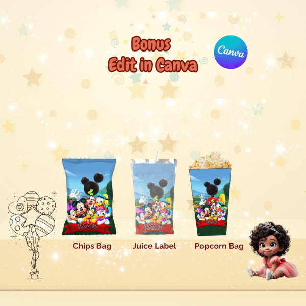 Mickey Party Decorations Kit - Image 3