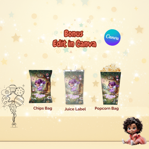 Fairies Party Decorations Kit - Image 3