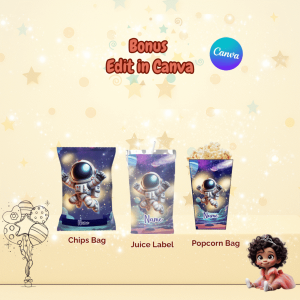 Astronaut Party Decorations Kit - Image 3