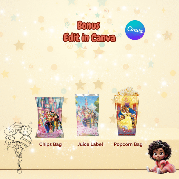 Princesses Party Decorations Kit - Image 3
