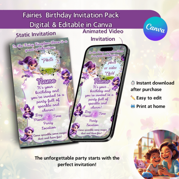 airies Birthday Invitation