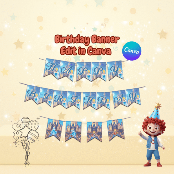 Cinderella Party Decorations Kit - Image 11