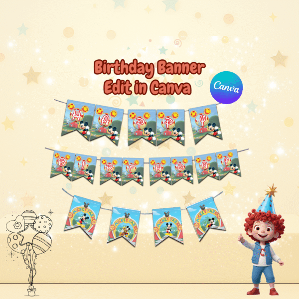 Mickey Party Decorations Kit - Image 11