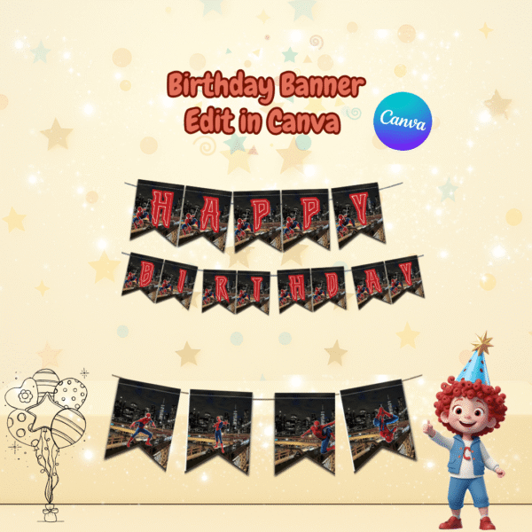 Spider-Man Party Decorations Kit - Image 11