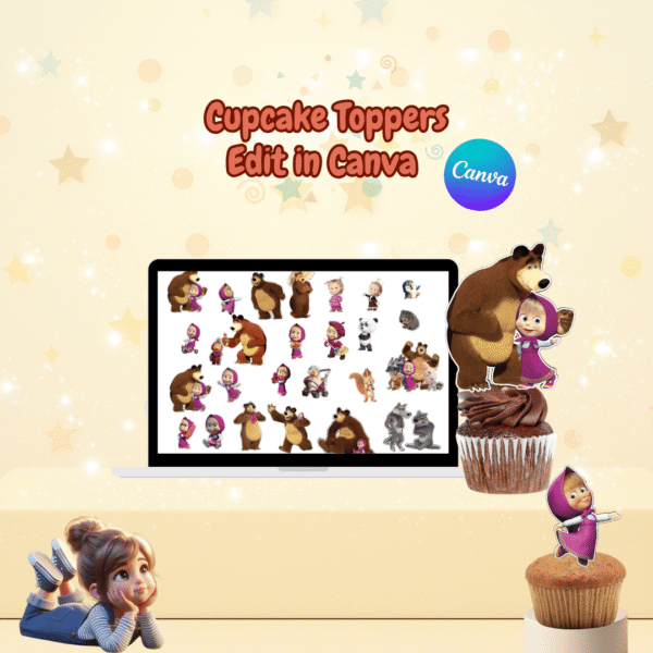 Masha and the Bear Party Decorations Kit - Image 5