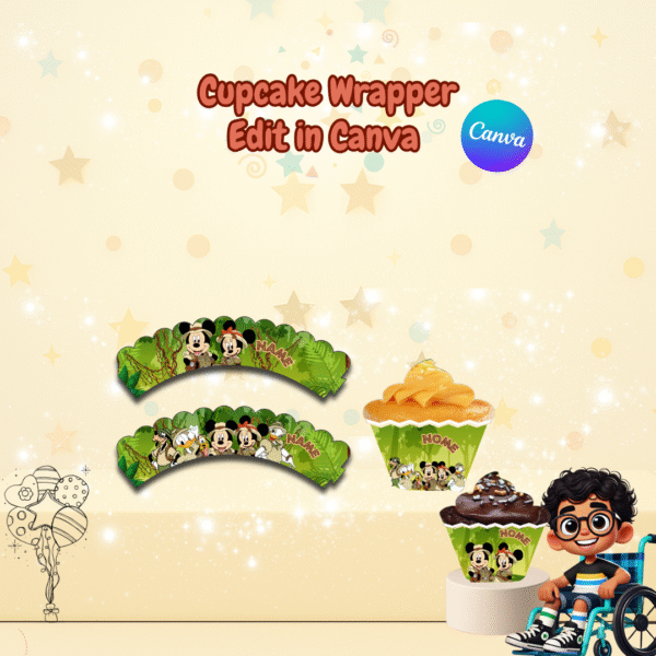 Mickey & Minnie Safari Party Decorations Kit - Image 6