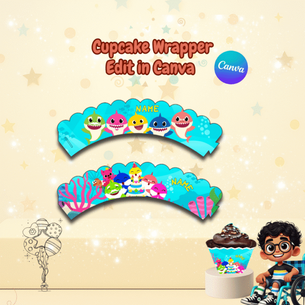 Baby Shark Party Decorations Kit - Image 6