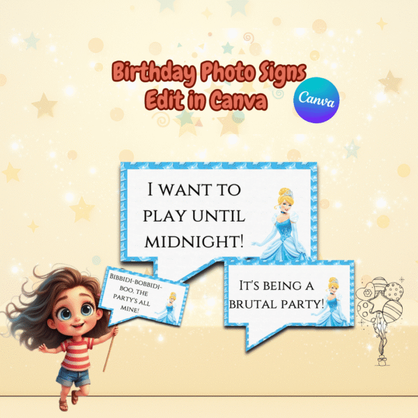 Cinderella Party Decorations Kit - Image 7