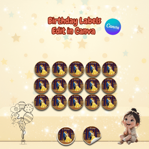 Beauty and the Beast Party Decorations Kit - Image 5
