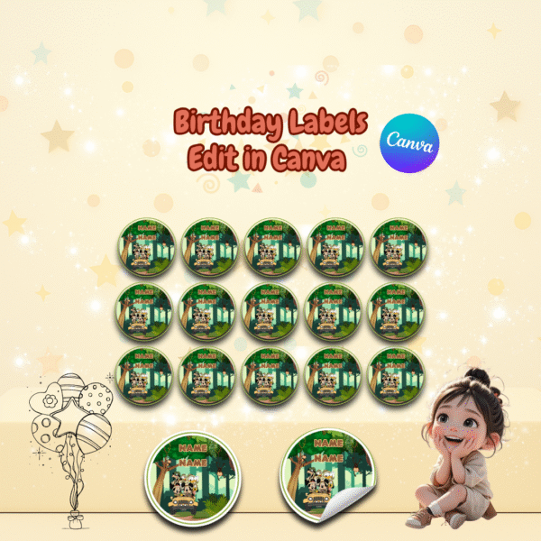 Mickey & Minnie Safari Party Decorations Kit - Image 9