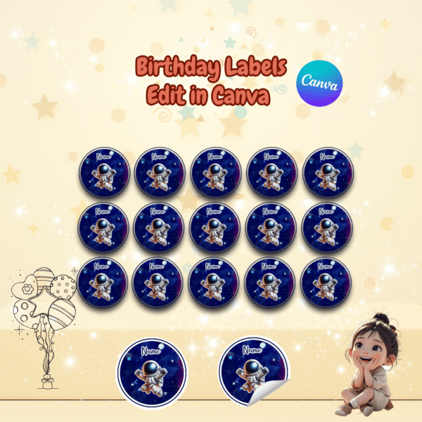 Astronaut Party Decorations Kit - Image 5